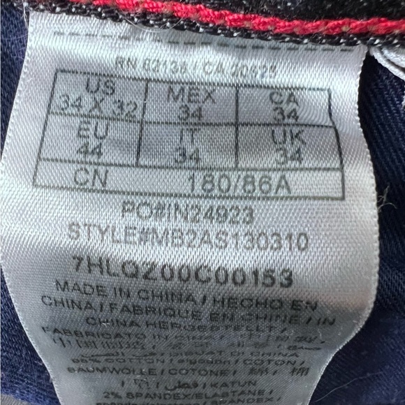 Guess Slim Straight Jeans Size 34 - Picture 7 of 13